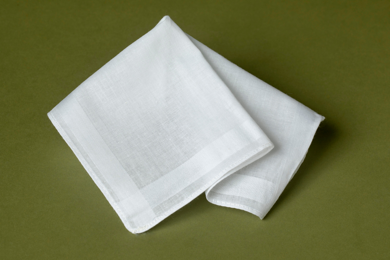Plain Folded Handkerchief 