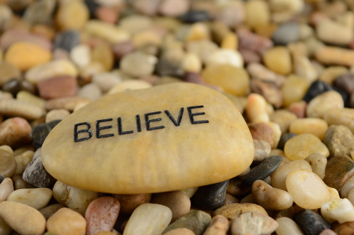 Believe Affirmation Stone